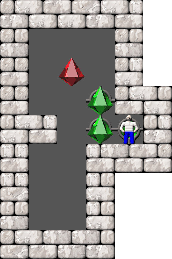 Sokoban Mass Remodel level 1518